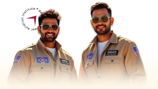 2 Private Pilots Smiling at the camera descriptive image for the webpage