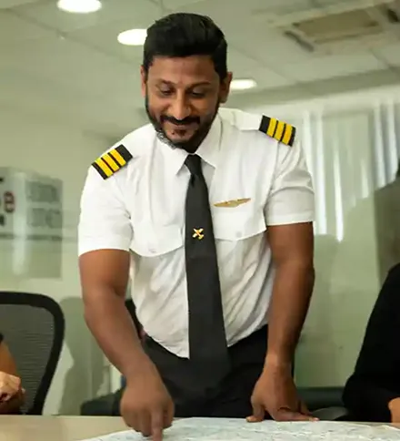 Captain Anto Teaching  Students with Enthusiasm